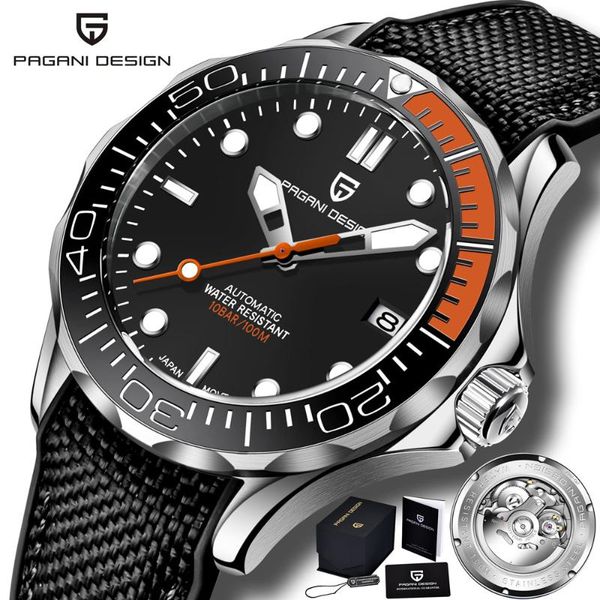 wristwatches pagani design waterproof 100m diving watches ceramic bezel sapphire watch men rubber mechanical automatic, Slivery;brown
wristwatches pagani design waterproof 100m diving watches ceramic bezel sapphire watch men rubber mechanical automatic, Slivery;brown