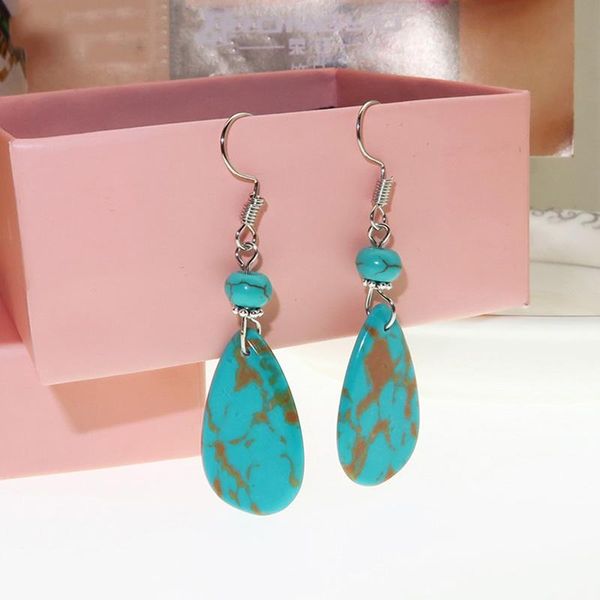 dangle & chandelier simple women jewelry green blue natural stone water drop vintage earrings hanging, Silver
dangle & chandelier simple women jewelry green blue natural stone water drop vintage earrings hanging, Silver