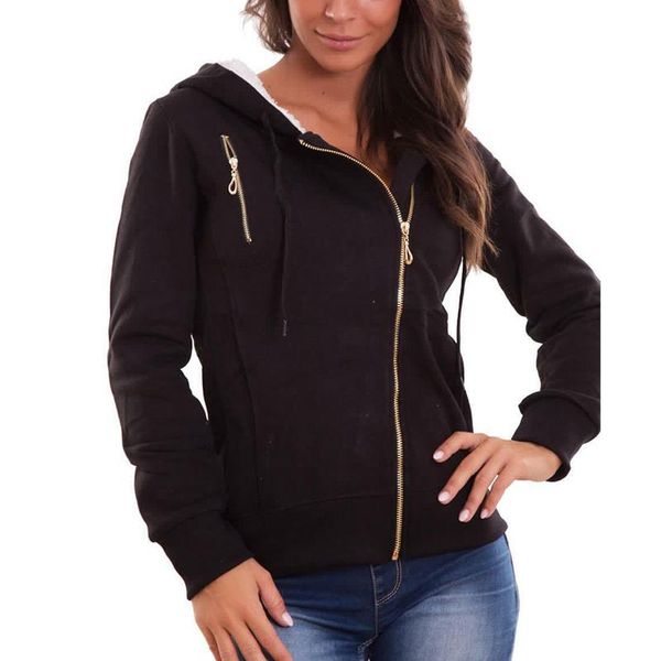 women's jackets winter women coats solid color long sleeve zipper casual outwear pockets oversize bandage hooded ladies fashion, Black;brown
women's jackets winter women coats solid color long sleeve zipper casual outwear pockets oversize bandage hooded ladies fashion, Black;brown