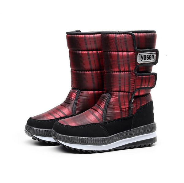 boots casual snow winter warm cotton boots large size mid-tube non-slip waterproof low-heel flat women's shoes, Black
boots casual snow winter warm cotton boots large size mid-tube non-slip waterproof low-heel flat women's shoes, Black
