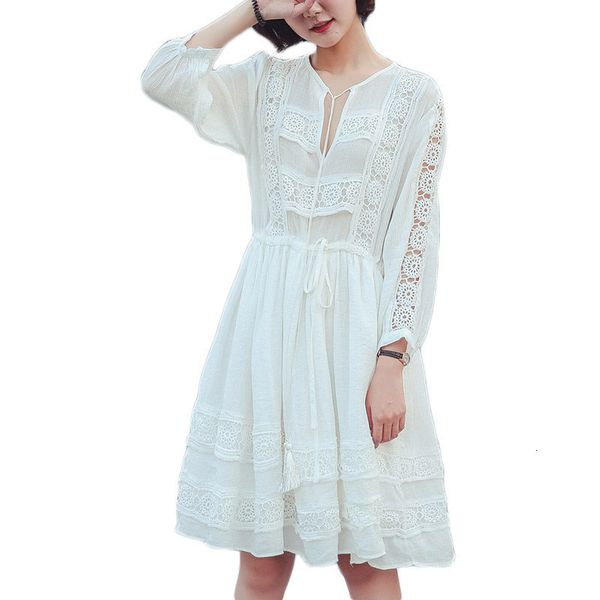 size big hollow women out dressed white long sleeves dresses elegant lace summer mini party dress f337 lbu0, Black;gray
size big hollow women out dressed white long sleeves dresses elegant lace summer mini party dress f337 lbu0, Black;gray