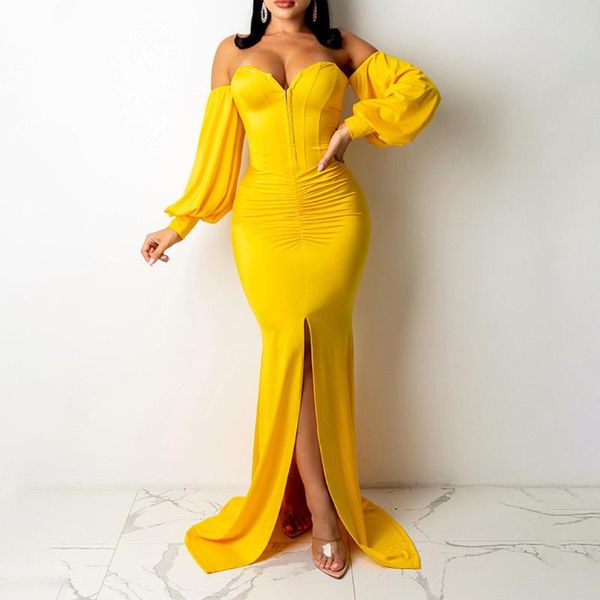 casual dresses evening long 2021 party gown yellow off shoulder ruched night club outfits bodycon maxi black dress celebrity fall, Black;gray
casual dresses evening long 2021 party gown yellow off shoulder ruched night club outfits bodycon maxi black dress celebrity fall, Black;gray