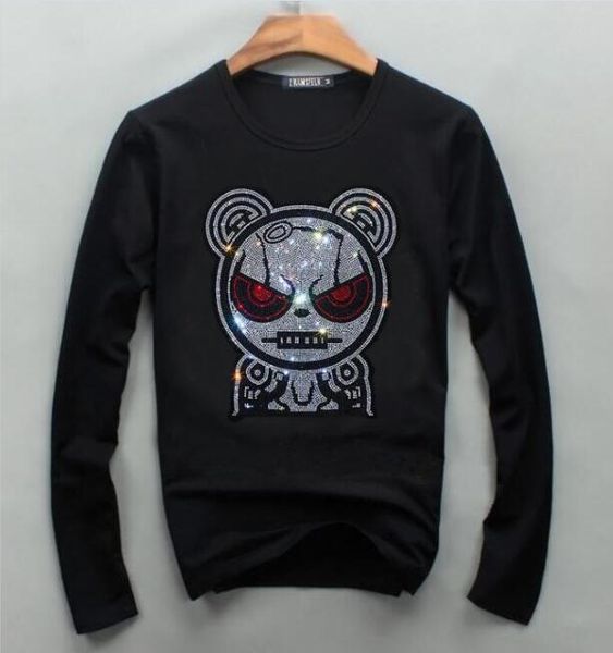 men's t-shirts leisure thin outdoor bottoming business shiny drilling long sleeve t-shirt autumn and winter bodybuilding men's styl, White;black
men's t-shirts leisure thin outdoor bottoming business shiny drilling long sleeve t-shirt autumn and winter bodybuilding men's styl, White;black