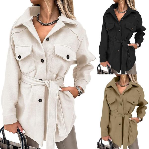 women's jackets spring women solid corduroy batwing sleeve vintage shirt jacket with belt turn-down collar long outwear female casual, Black;brown
women's jackets spring women solid corduroy batwing sleeve vintage shirt jacket with belt turn-down collar long outwear female casual, Black;brown