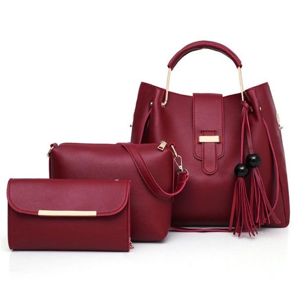 evening bags 066f 3pcs/set pu leather tassel handbag crossbody shoulder bag clutch purse set for women ladies travel beach use supplies
evening bags 066f 3pcs/set pu leather tassel handbag crossbody shoulder bag clutch purse set for women ladies travel beach use supplies