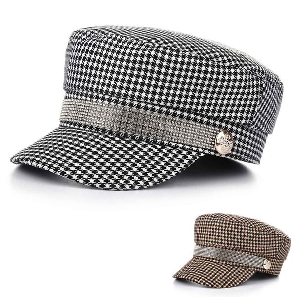 berets women's casual plaid cotton beret flat hats military captain cap trucker vintage female sunscreen painter tour, Blue;gray
berets women's casual plaid cotton beret flat hats military captain cap trucker vintage female sunscreen painter tour, Blue;gray