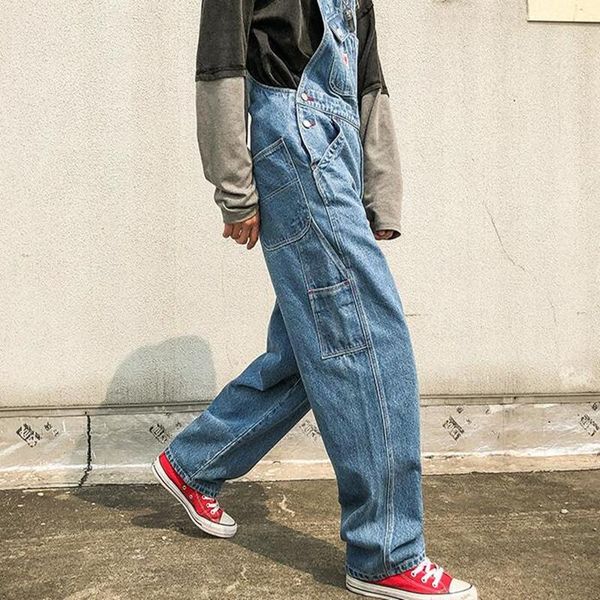 denim overalls men's work cargo pants easy chic worker multi-pocket bib trousers men casual dad jeans, Blue
denim overalls men's work cargo pants easy chic worker multi-pocket bib trousers men casual dad jeans, Blue