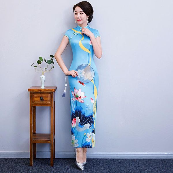 plus size long cheongsam vintage chinese style dress 2021 fashion womens rayon qipao slim party dresses button vestido s of 5xl, Red
plus size long cheongsam vintage chinese style dress 2021 fashion womens rayon qipao slim party dresses button vestido s of 5xl, Red