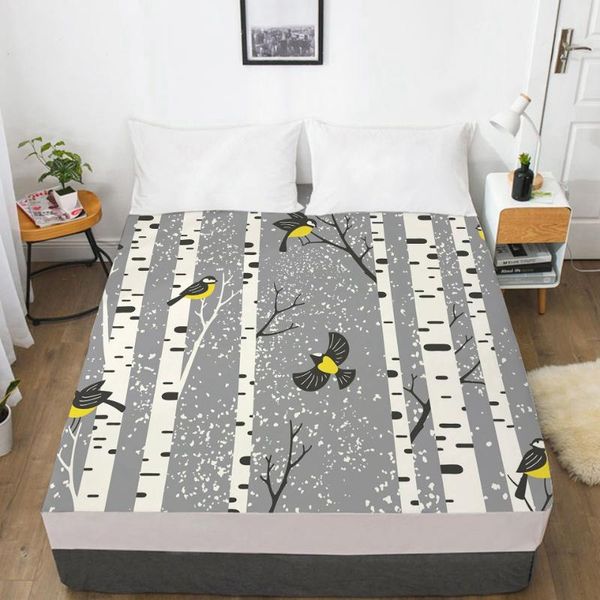 sheets & sets 1pc 3d bed sheet with elastic fitted mattress cover 135/150/180/200/160x200 birch forest bedding double queen king
sheets & sets 1pc 3d bed sheet with elastic fitted mattress cover 135/150/180/200/160x200 birch forest bedding double queen king
