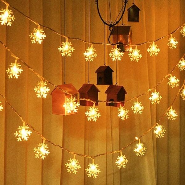 strings 40/20/10 led snowflake light string twinkle garlands battery powered christmas lamp holiday party wedding decorative fairy
strings 40/20/10 led snowflake light string twinkle garlands battery powered christmas lamp holiday party wedding decorative fairy