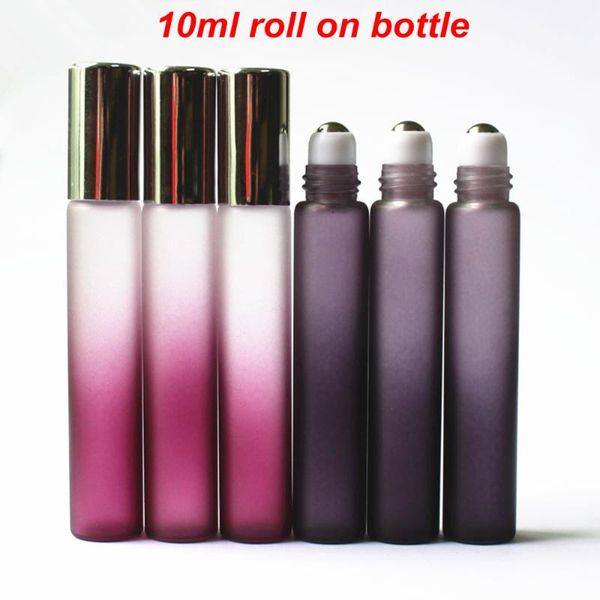 5pcs/lot 10ml glass roll on bottle with stainless steel ball black / purple 10cc perfume essential oil thin roller packing bottles
5pcs/lot 10ml glass roll on bottle with stainless steel ball black / purple 10cc perfume essential oil thin roller packing bottles
