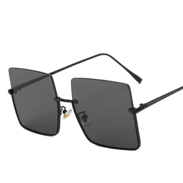 sunglasses 2021 400uv women retro oversized square sun glasses men fashion large frame half metal high quality, White;black
sunglasses 2021 400uv women retro oversized square sun glasses men fashion large frame half metal high quality, White;black