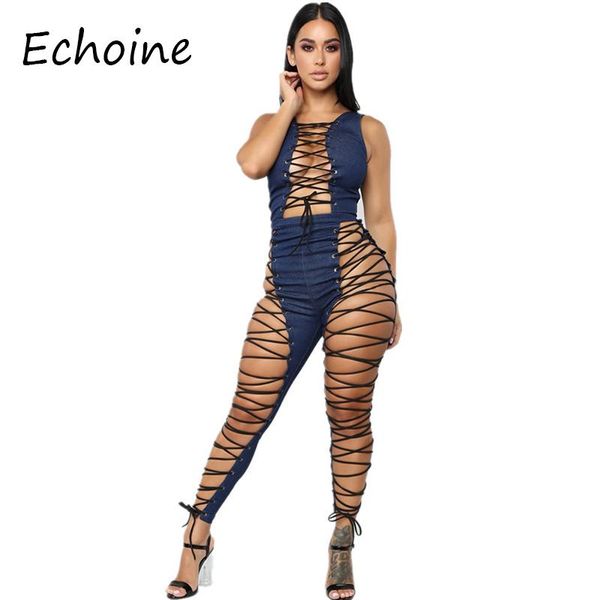 women's jumpsuits & rompers echoine cowboy gromment jumpsuit bandage hollow out sleeveless jeans party night clothing womens overalls, Black;white
women's jumpsuits & rompers echoine cowboy gromment jumpsuit bandage hollow out sleeveless jeans party night clothing womens overalls, Black;white