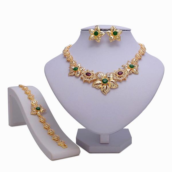 earrings & necklace fani fashion nigerian wedding design jewelry sets african beads women costume dubai gold colorful, Silver
earrings & necklace fani fashion nigerian wedding design jewelry sets african beads women costume dubai gold colorful, Silver