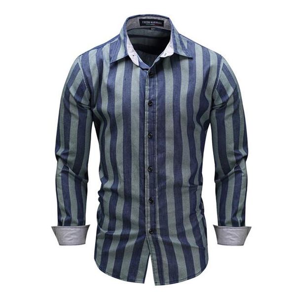size cool mens casual shirt blue navy long sleeve stripped dress shirts simple single breasted slim fit n078 men's, White;black
size cool mens casual shirt blue navy long sleeve stripped dress shirts simple single breasted slim fit n078 men's, White;black