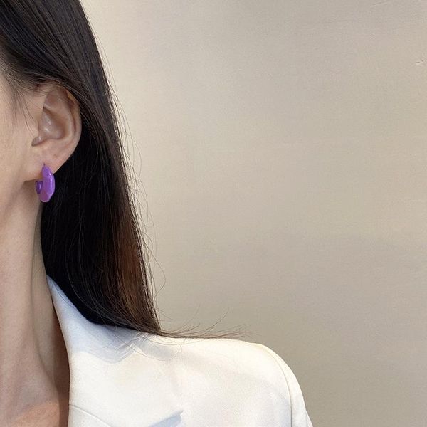 hoop & huggie candy purple circle earrings women 2021 trendy simple fashion commuter, Golden;silver
hoop & huggie candy purple circle earrings women 2021 trendy simple fashion commuter, Golden;silver