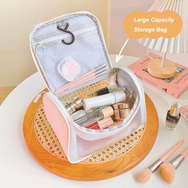 cosmetic bags & cases simple ins portable makeup bag large capacity transparent wash korea travel tpu waterproof cosmetics storage
cosmetic bags & cases simple ins portable makeup bag large capacity transparent wash korea travel tpu waterproof cosmetics storage