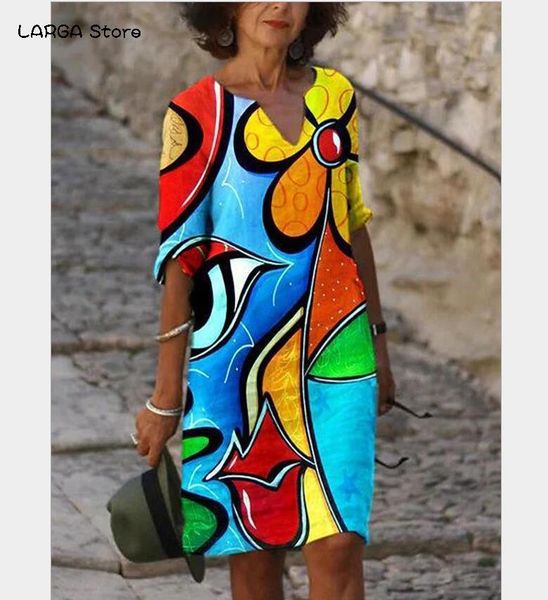 women printing dress summer v-neck half sleeve dresses female retro litera vintage loose vestidos casual, Black;gray
women printing dress summer v-neck half sleeve dresses female retro litera vintage loose vestidos casual, Black;gray