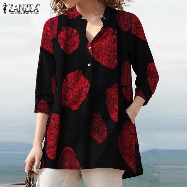 women's blouses & shirts women summer tunic elegant printed blouse retro v neck 3/4 sleeve shirt chemise casual baggy cotton hol, White
women's blouses & shirts women summer tunic elegant printed blouse retro v neck 3/4 sleeve shirt chemise casual baggy cotton hol, White