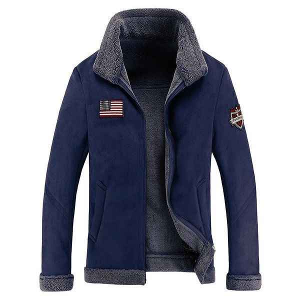 men's fur & faux winter plus velvet lining leather jacket men embroidery military uniform bomber windbreaker size m-4xl, Black
men's fur & faux winter plus velvet lining leather jacket men embroidery military uniform bomber windbreaker size m-4xl, Black