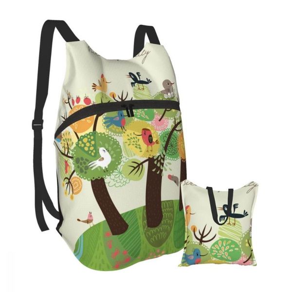 backpack spring bird family on tree portable folding outdoor sport bag for camping cycling
backpack spring bird family on tree portable folding outdoor sport bag for camping cycling