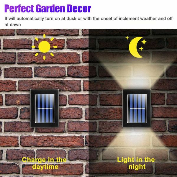 wall lamp 2pcs 2 led solar powered ip65 waterproof outdoor garden pathway yard patio stair steps fence deck lamps night light
wall lamp 2pcs 2 led solar powered ip65 waterproof outdoor garden pathway yard patio stair steps fence deck lamps night light