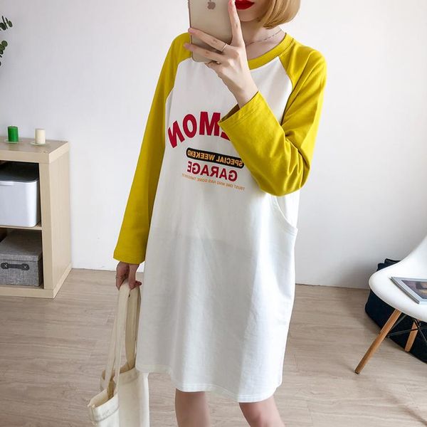 maternity dresses medium length pure cotton hoodie dress raglan long sleeves nursing clothes pregnant winter sweatshirt 3794, White
maternity dresses medium length pure cotton hoodie dress raglan long sleeves nursing clothes pregnant winter sweatshirt 3794, White