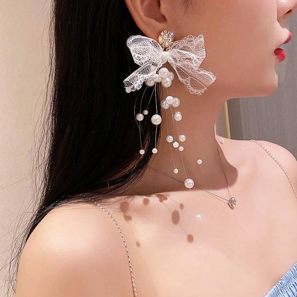 stud 2021 exaggerated personality trendy crystal pearl earrings flower white lace bow long for woman girls, Golden;silver
stud 2021 exaggerated personality trendy crystal pearl earrings flower white lace bow long for woman girls, Golden;silver