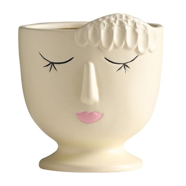 vases 1pc creative human face ceramic vase artistic flower arranging ware decoration
vases 1pc creative human face ceramic vase artistic flower arranging ware decoration
