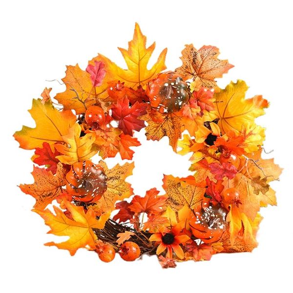 decorative flowers & wreaths 50jd 34cm christmas halloween fall wreath artificial autumn pumpkins harvest thanksgiving front door
decorative flowers & wreaths 50jd 34cm christmas halloween fall wreath artificial autumn pumpkins harvest thanksgiving front door