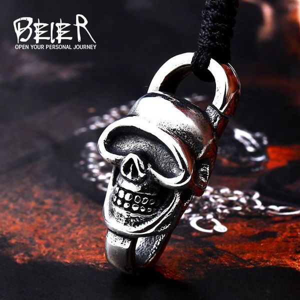 pendant necklaces beier 316l stainless steel necklace arrival super punk skull biker fashion jewelry skull011, Silver
pendant necklaces beier 316l stainless steel necklace arrival super punk skull biker fashion jewelry skull011, Silver