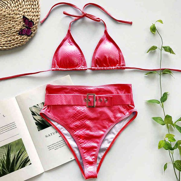 shiny pu bikini high waist swimsuit 2021 women bandeau swimwear female leopard bikini set brazilian bather halter bathing suiting
shiny pu bikini high waist swimsuit 2021 women bandeau swimwear female leopard bikini set brazilian bather halter bathing suiting
