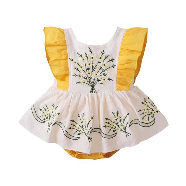 jumpsuits 2021 baby girl clothes sweet ruffles sleeve romper fashion embroidery stitching backless for born 0-12m, Blue
jumpsuits 2021 baby girl clothes sweet ruffles sleeve romper fashion embroidery stitching backless for born 0-12m, Blue