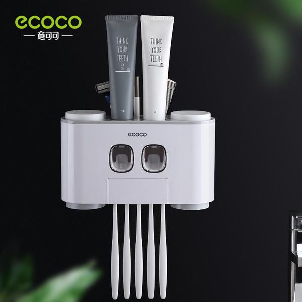 automatic toothpaste extrusion bathroom accessories receptacle with 4 cups dustproof toothbrush holder wall-mounted bath accessory set
automatic toothpaste extrusion bathroom accessories receptacle with 4 cups dustproof toothbrush holder wall-mounted bath accessory set