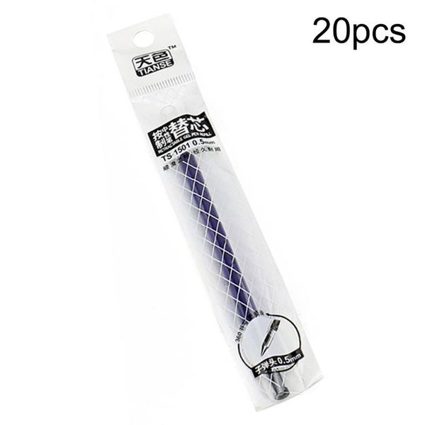 refills tianse ts-1501 20pcs/set black blue press type neutral pen refill with 0.5mm nib width for office and school stationery supplies, Black;red
refills tianse ts-1501 20pcs/set black blue press type neutral pen refill with 0.5mm nib width for office and school stationery supplies, Black;red