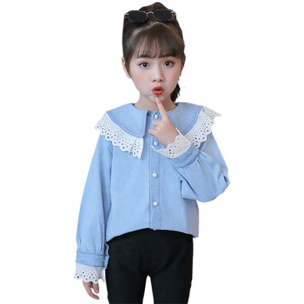 blouses for girls patchwork lace neck children's shirts spring autumn kids clothes 6 8 10 12 14 210527, White;black
blouses for girls patchwork lace neck children's shirts spring autumn kids clothes 6 8 10 12 14 210527, White;black