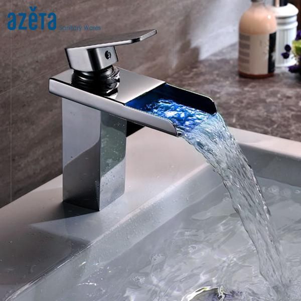 bathroom sink faucets led color change waterfall basin tap square chrome deck mounted cold and water faucet at4006d
bathroom sink faucets led color change waterfall basin tap square chrome deck mounted cold and water faucet at4006d