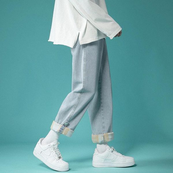 women's jeans woman pants high waist loose straight-leg edged 2021 pantalones vaqueros mujer, Blue
women's jeans woman pants high waist loose straight-leg edged 2021 pantalones vaqueros mujer, Blue