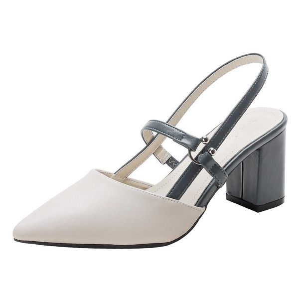 designer sandals women's summer pointy chunky fashion model woman shoes art office lady work daily khaki 34-41, Black
designer sandals women's summer pointy chunky fashion model woman shoes art office lady work daily khaki 34-41, Black