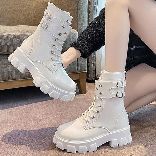boots women ankle female fashion lace up platform shoes pu footwear non slip autumn winter 2021 shoe, Black
boots women ankle female fashion lace up platform shoes pu footwear non slip autumn winter 2021 shoe, Black