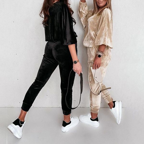 women's two piece pants women tracksuit velvet set hoodies sweatshirt and wide leg sweatpants matching sets pieces casual sport suit mu, White
women's two piece pants women tracksuit velvet set hoodies sweatshirt and wide leg sweatpants matching sets pieces casual sport suit mu, White