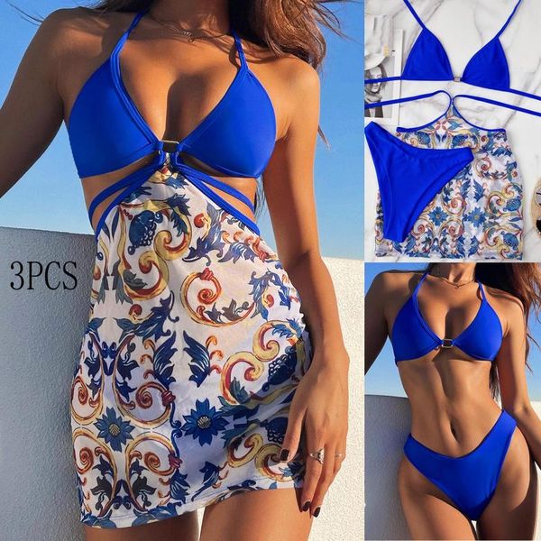 women's swimwear swimming beach bathing suit fashion lady containing chest pad set three piece swimsuit summer female, White;black
women's swimwear swimming beach bathing suit fashion lady containing chest pad set three piece swimsuit summer female, White;black