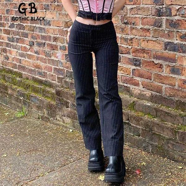 women's pants & capris gothblack streetwear slim high waist stripe trousers gothic women autumn casual bodycon straight female fashion, Black;white
women's pants & capris gothblack streetwear slim high waist stripe trousers gothic women autumn casual bodycon straight female fashion, Black;white