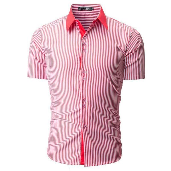 classic striped shirt men's casual slim short sleeve men clothes fashion -xxxl shirts_yw_rw, White;black
classic striped shirt men's casual slim short sleeve men clothes fashion -xxxl shirts_yw_rw, White;black