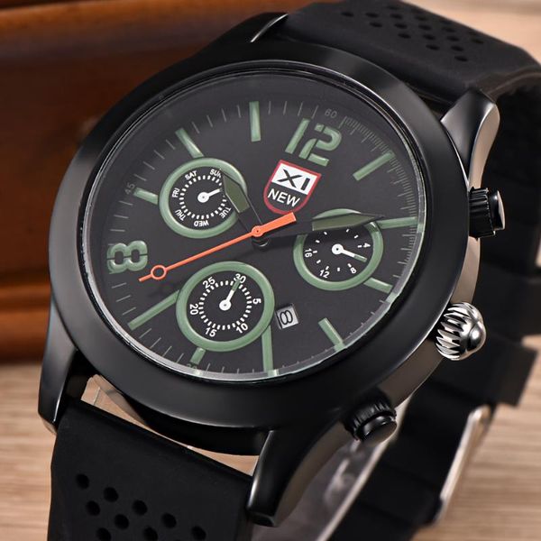 wristwatches fashion designer brand xi watches men silicone strap date calendar casual quartz wrist watch male clock 2021, Slivery;brown
wristwatches fashion designer brand xi watches men silicone strap date calendar casual quartz wrist watch male clock 2021, Slivery;brown