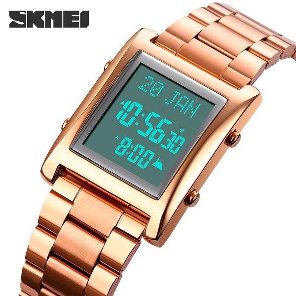 wristwatches muslim azan clock watch for prayer with qibla compass adhan alarm hijri calendar islamic al harameen fajr skmei montre homme, Slivery;brown
wristwatches muslim azan clock watch for prayer with qibla compass adhan alarm hijri calendar islamic al harameen fajr skmei montre homme, Slivery;brown