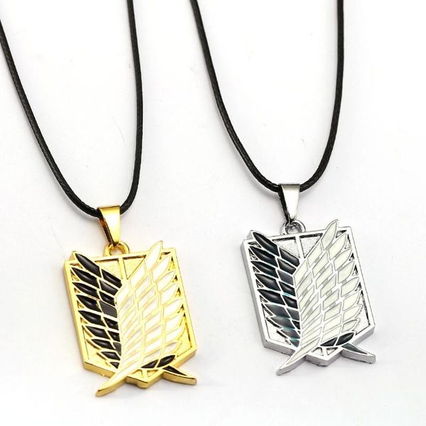 pendant necklaces welcome 8 style attack on titan necklace survey corps logo rope boy gift anime jewelry, Silver
pendant necklaces welcome 8 style attack on titan necklace survey corps logo rope boy gift anime jewelry, Silver