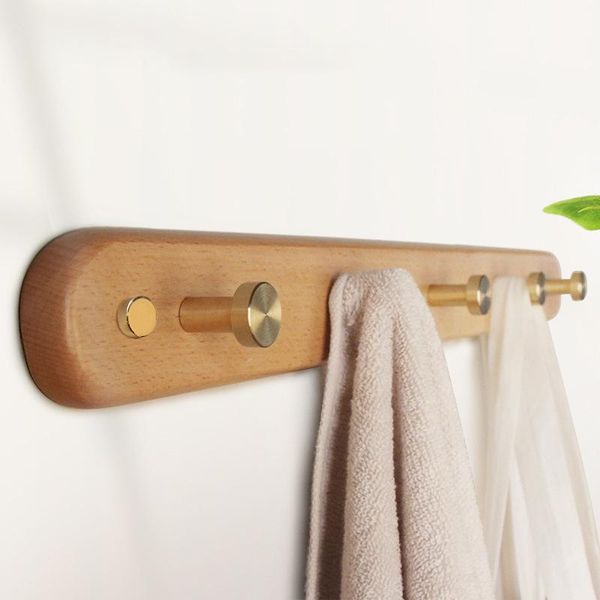 solid wood wall hanging coat rack entrance hook key holder nordic wooden brass hanger home entryway storage hooks organizer & rails
solid wood wall hanging coat rack entrance hook key holder nordic wooden brass hanger home entryway storage hooks organizer & rails