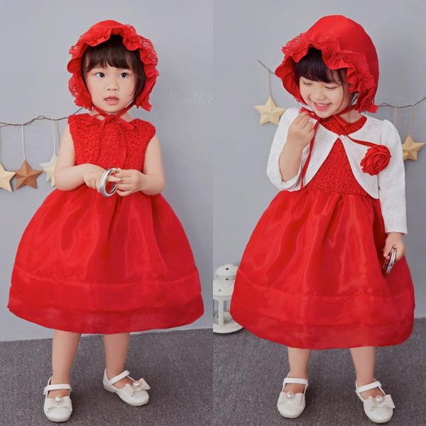 girl's dresses 2021 elegant baby girls dress with hat jacket ball gown vestido formal baptism clothes toddler 0 4 6 8 10 12 24month 154, Red;yellow
girl's dresses 2021 elegant baby girls dress with hat jacket ball gown vestido formal baptism clothes toddler 0 4 6 8 10 12 24month 154, Red;yellow