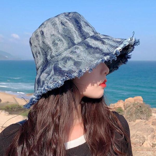 wide brim hats selling fashion tie-dye denim sunshade fisherman hat basin outdoor bucket casual caps sombrero, Blue;gray
wide brim hats selling fashion tie-dye denim sunshade fisherman hat basin outdoor bucket casual caps sombrero, Blue;gray